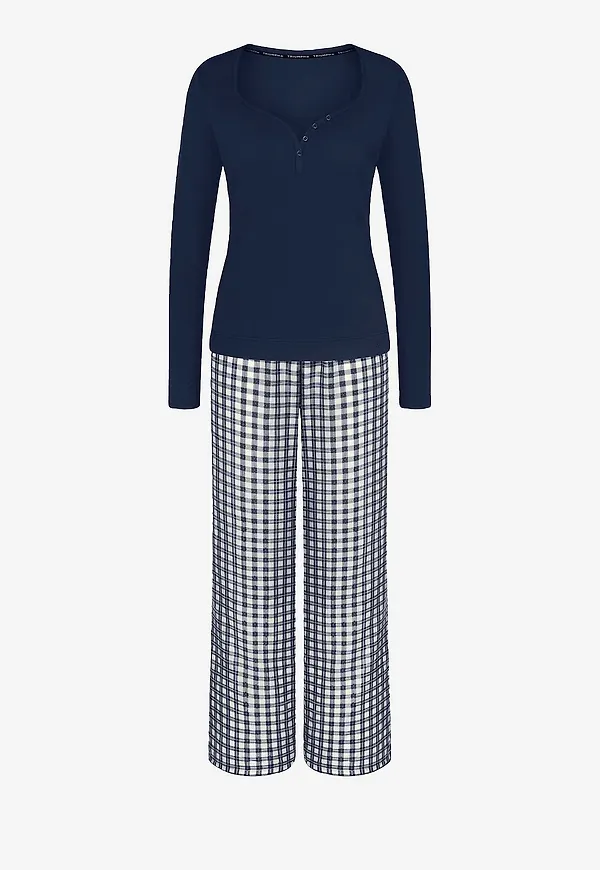 Triumph - Pyjamasset Elevated Sets PK LSL 01 - Blå