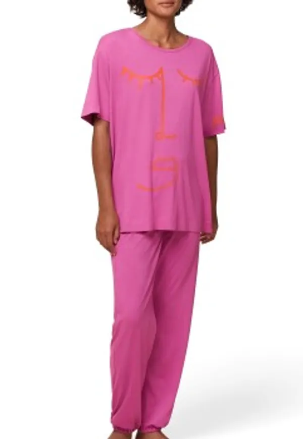 Triumph Shortsleeve Pyjamas Rosa 38 Dam