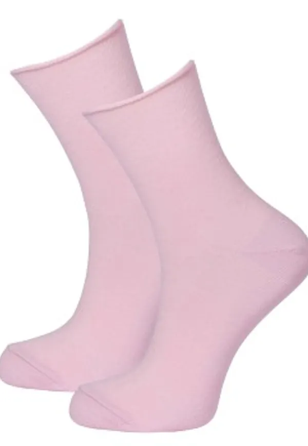 Trofe Bamboo Loose Socks Strumpor 3P Rosa Strl 35/38 Dam