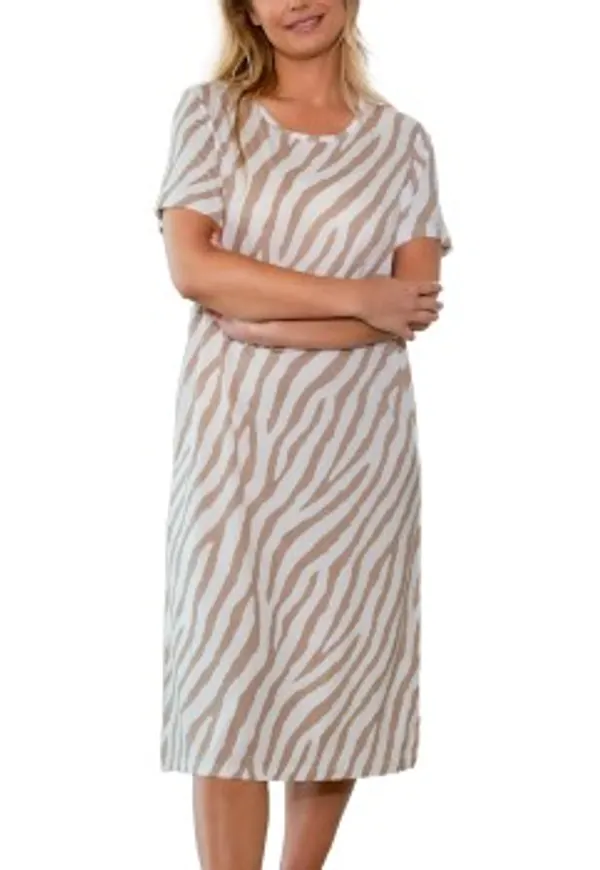 Trofe Bamboo Zebra 110 CM Brun mönstrad Large Dam