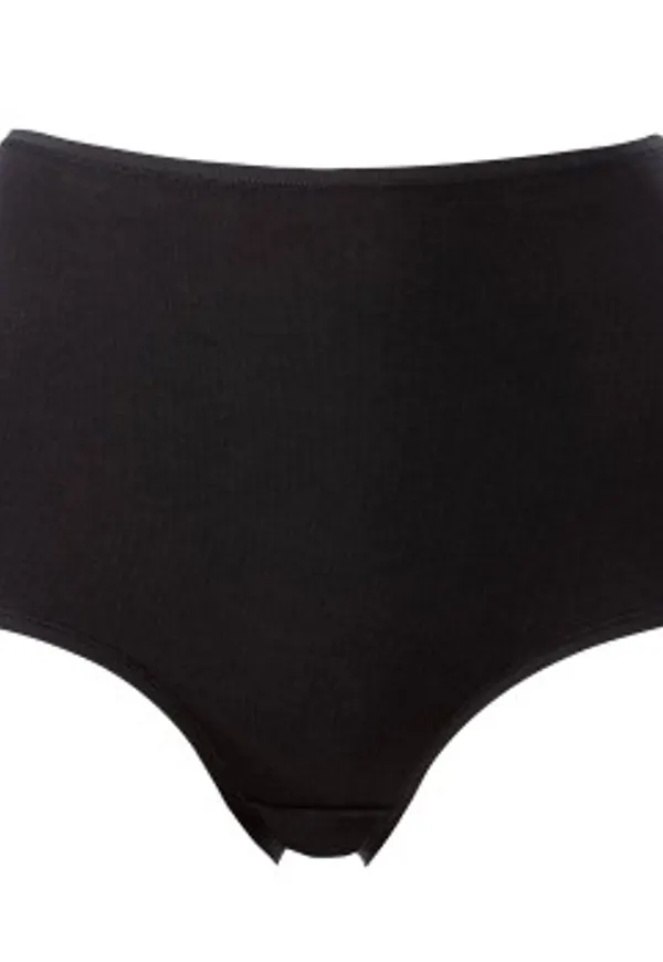 Trofe Cotton Maxi Brief Trosor Svart bomull Small Dam