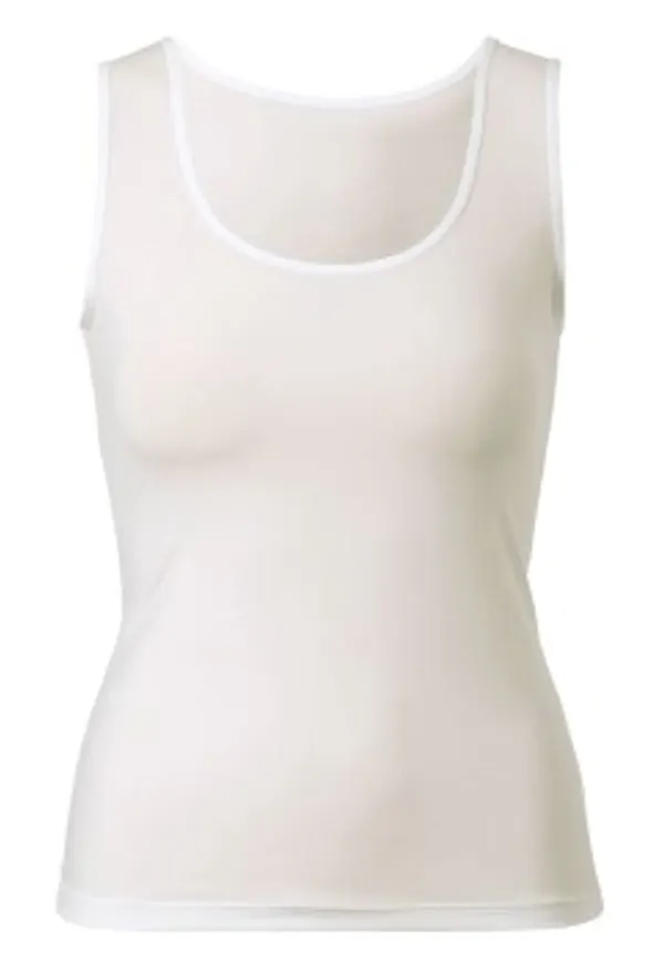 Trofe Tank Top Vit polyamid Small Dam