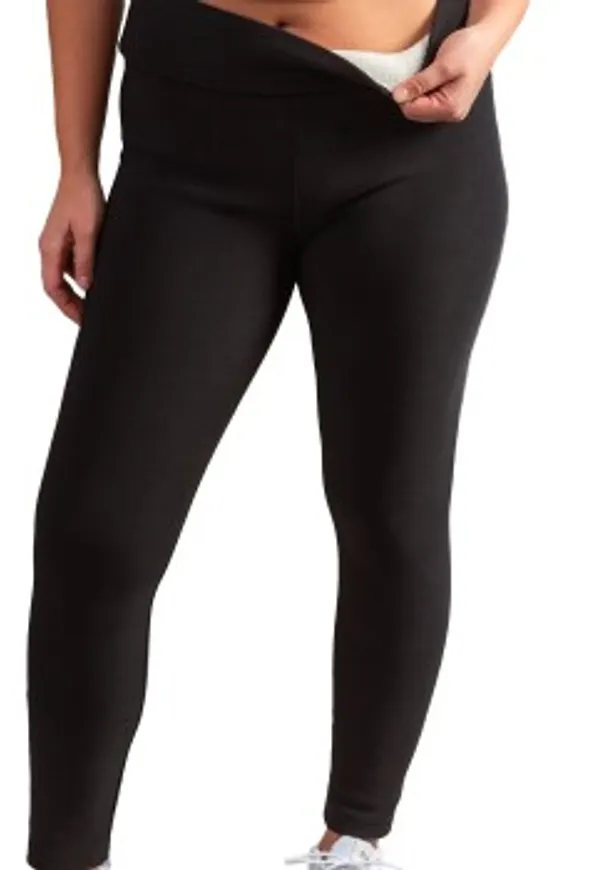 Trofe Thermal Leggings Svart polyester Small Dam