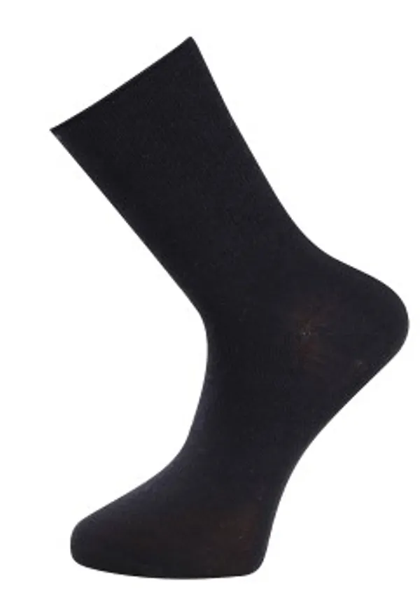 Trofe Wool Loose Rib Sock Strumpor Svart Strl 35/38 Dam