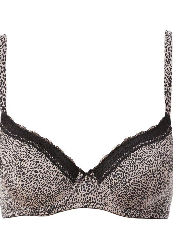 Trofé Laila Leo Print Brun, Dam