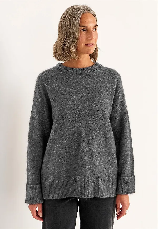 Tröja Premium i mohair- och ullblandning