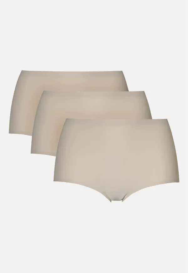 Bekväm trosa med hög midja 3-pack