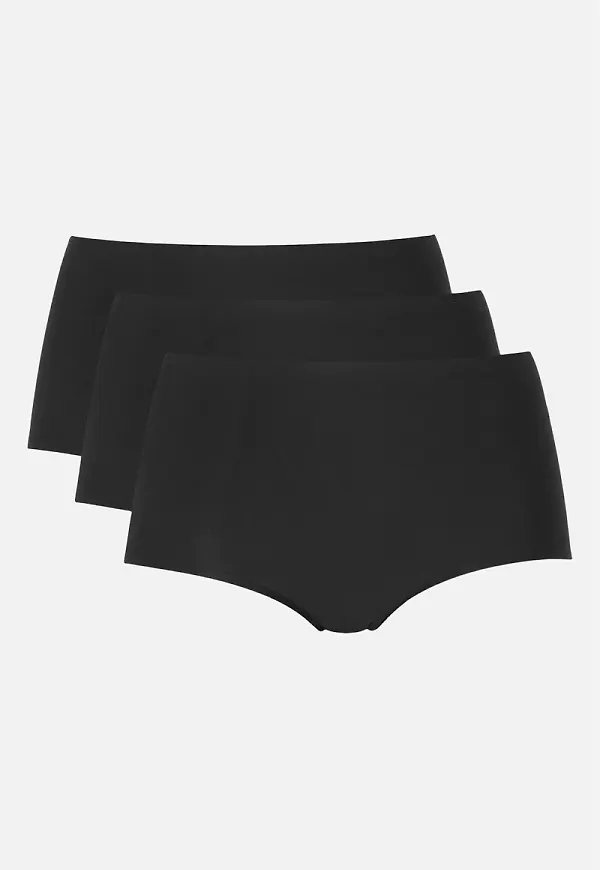 Bekväm trosa med hög midja 3-pack