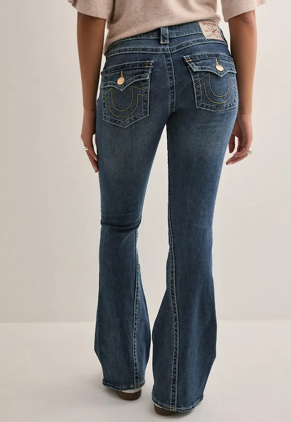 True Religion - Blå - Joey Lr Flare