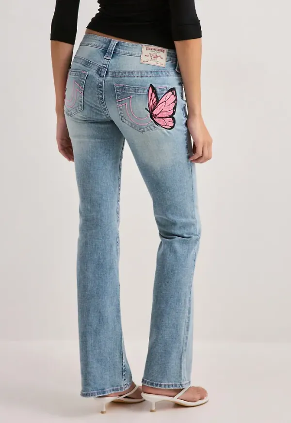 True Religion - Blå - Butterfly Becca Mr Bootcut