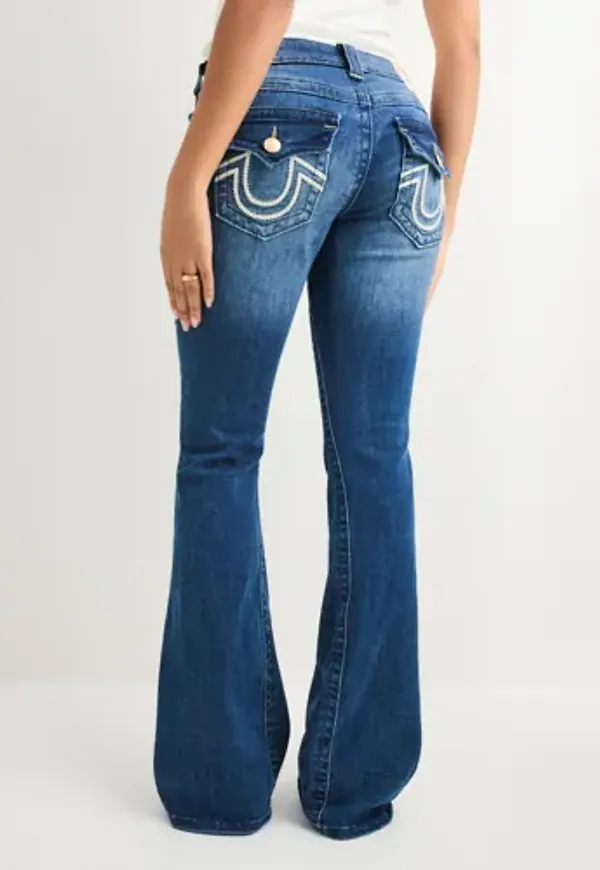 True Religion - Blå - Joey Braided Hs Flare