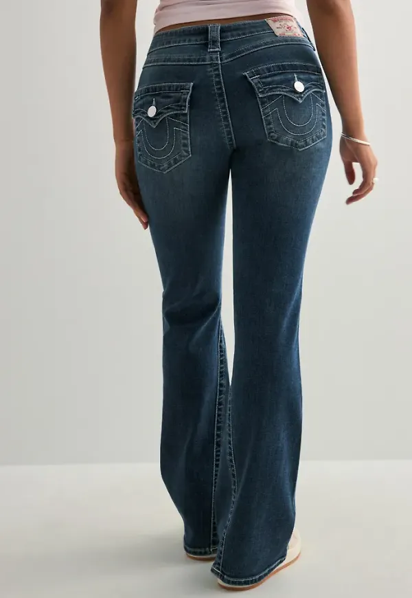 True Religion - Blå - Joey Low Rise Flap