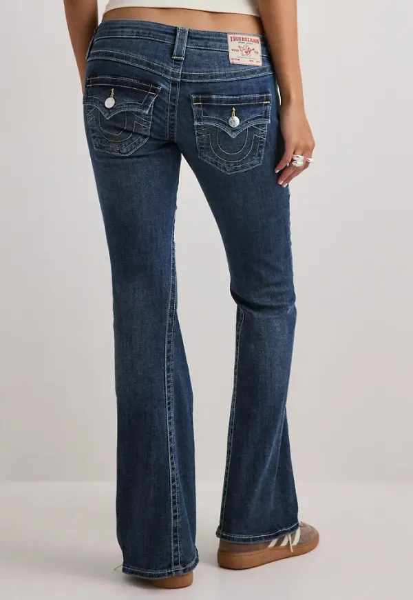 True Religion - Blå - Joey Lr Flare Flap
