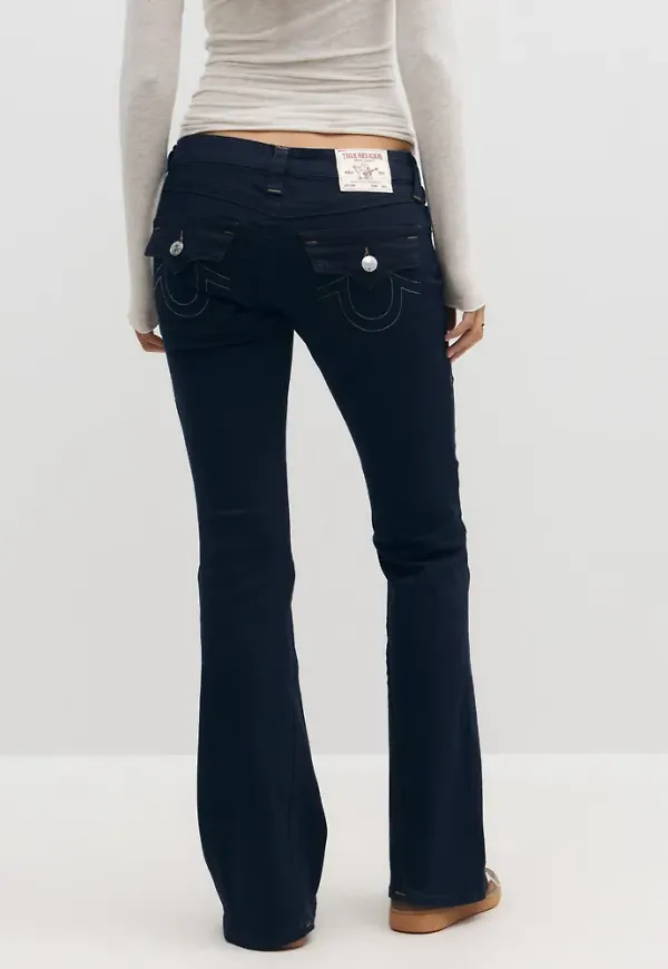 True Religion - Blå - Joey Lr Flare Flap