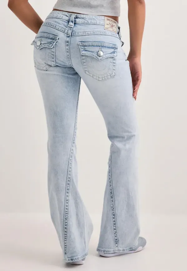 True Religion - Blå - Joey Lr Flare Flap