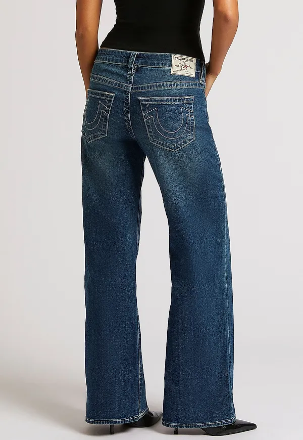 True Religion - Jeans Bobbi Baggy Jean - Blå