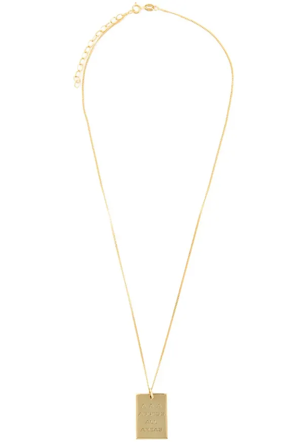 True Rocks AAA Pass halsband med smycke - Metallic