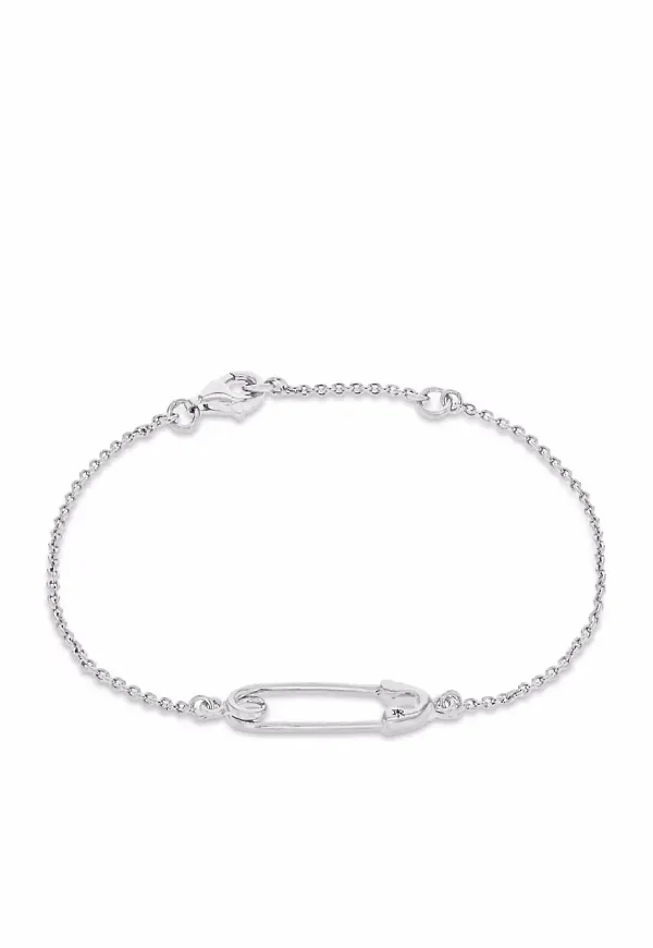 True Rocks armband med säkerhetsnål - Silverfärgad
