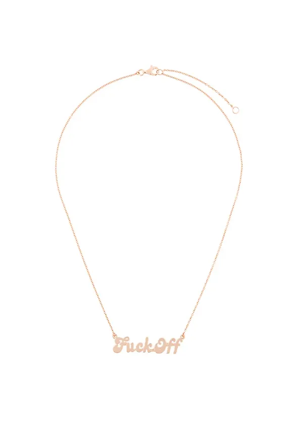 True Rocks F necklace - Metallic