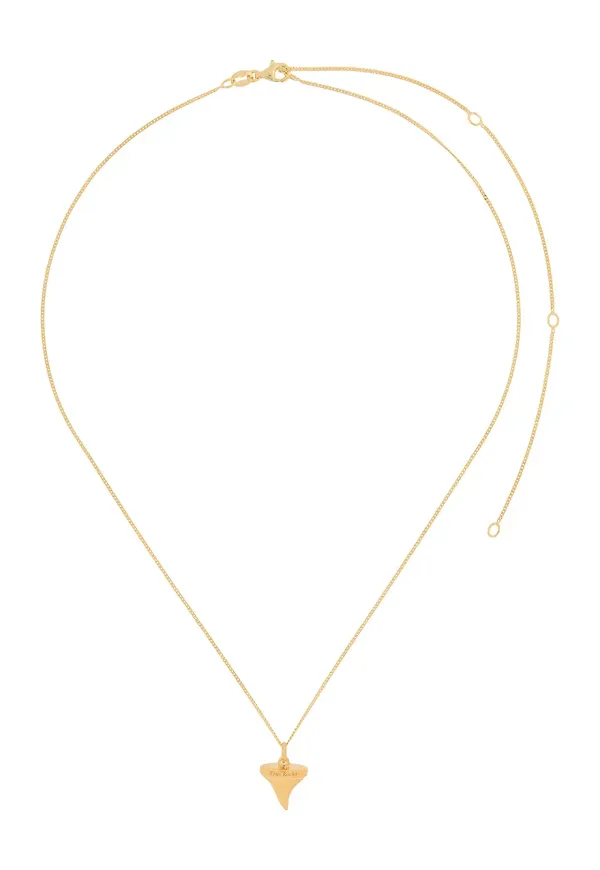 True Rocks halsband med hajtand - Guldfärgad
