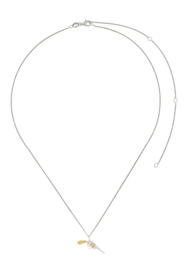 True Rocks halsband med hänge - Silverfärgad