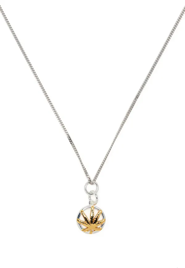 True Rocks halsband med hänge - Silverfärgad