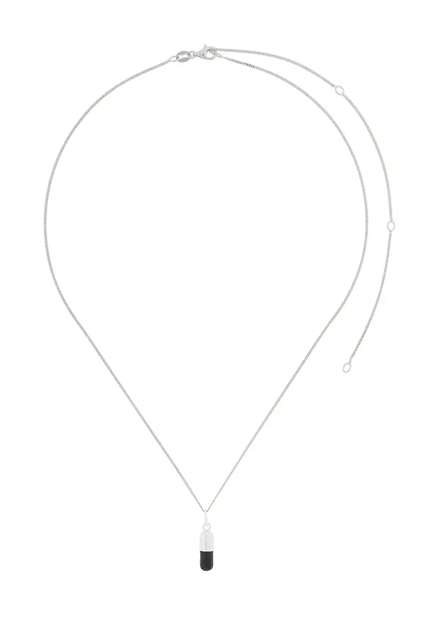True Rocks halsband med hänge - Silverfärgad