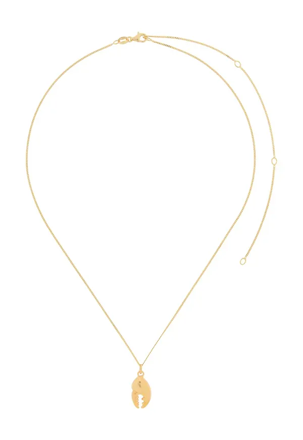 True Rocks halsband med klohänge - Guldfärgad