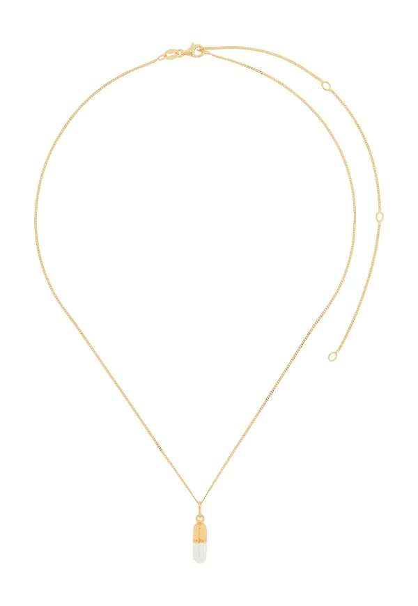 True Rocks halsband med pillerhänge - Guldfärgad