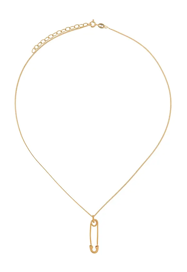 True Rocks halsband med säkerhetsnål - Guldfärgad