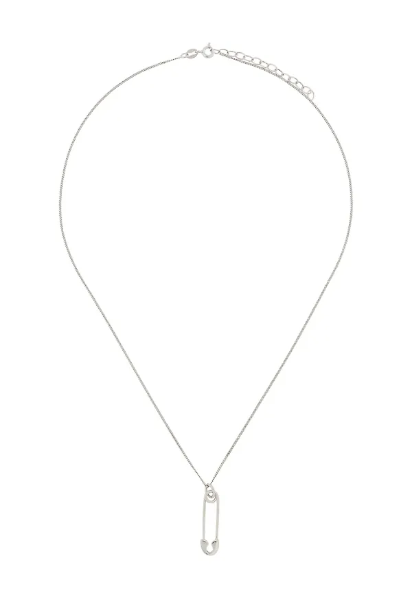 True Rocks halsband med säkerhetsnål - Silverfärgad