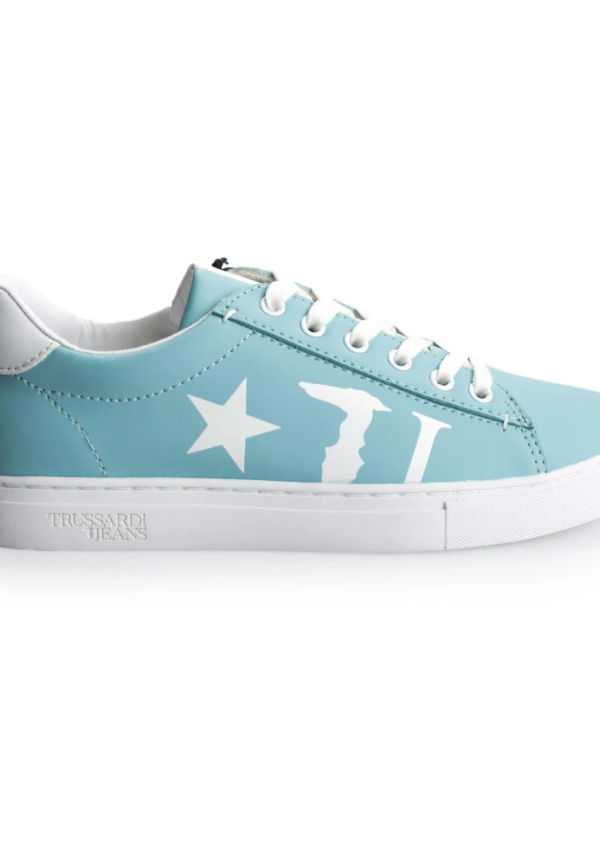 Trussardi - Sneakers - Blå - Dam - Storlek: 38 Eu,37 EU