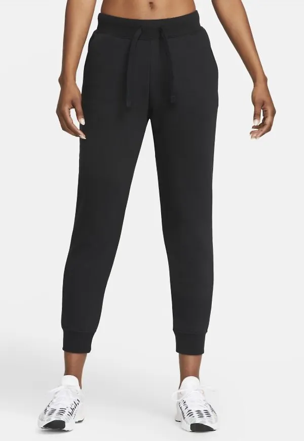 Träningsbyxor med grafik Nike Dri-FIT Get Fit för kvinnor - Svart