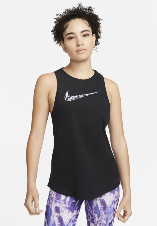 Träningslinne Nike Dri-FIT för kvinnor - Svart