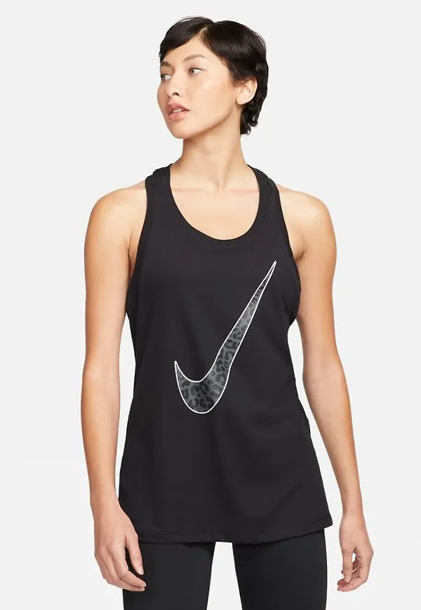 Träningslinne Nike Dri-FIT för kvinnor - Svart