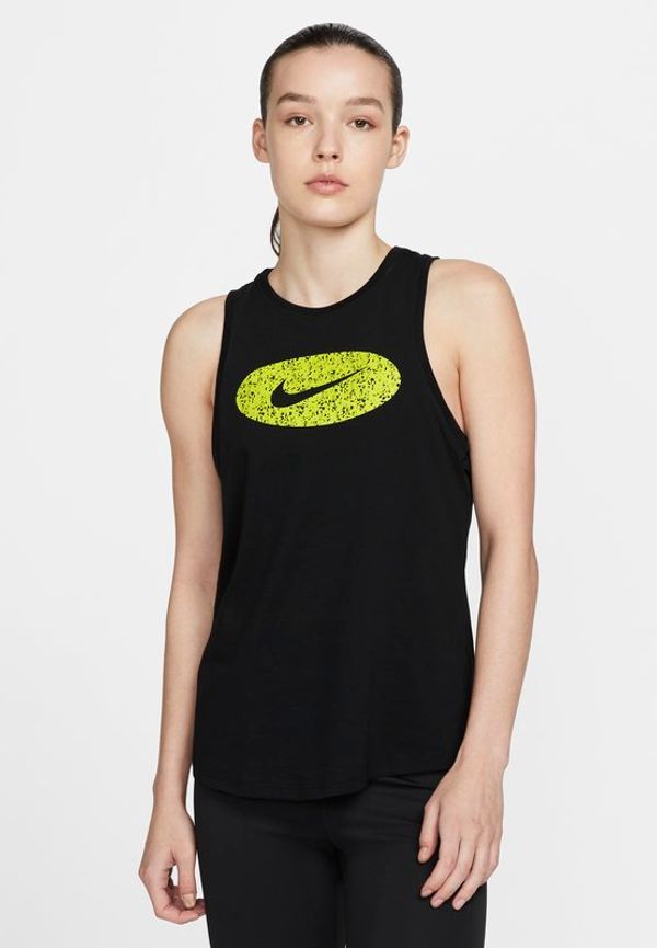 Träningslinne Nike Dri-FIT Icon Clash med hög hals för kvinnor - Svart
