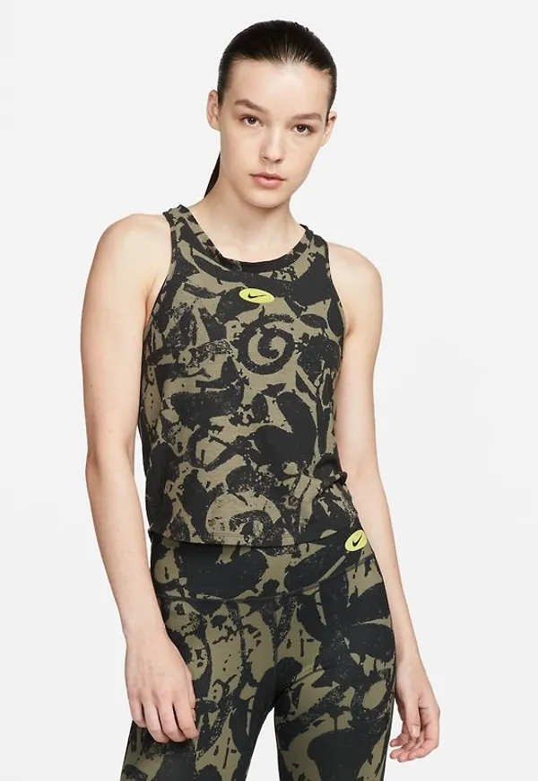 Träningslinne Nike Dri-FIT One Luxe Icon Clash för kvinnor - Svart
