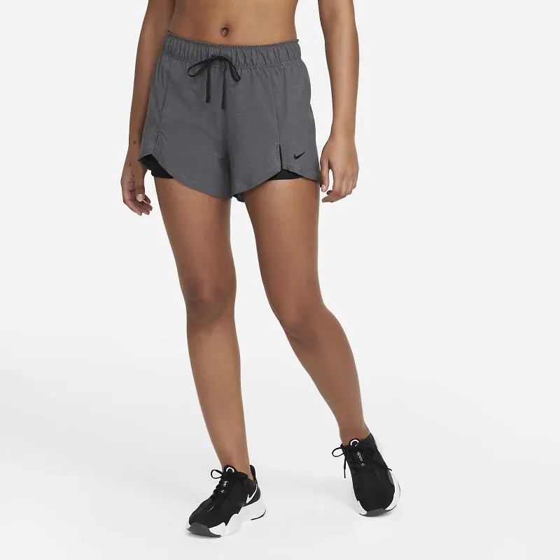 Träningsshorts Nike Flex Essential 2-in-1 för kvinnor - Svart