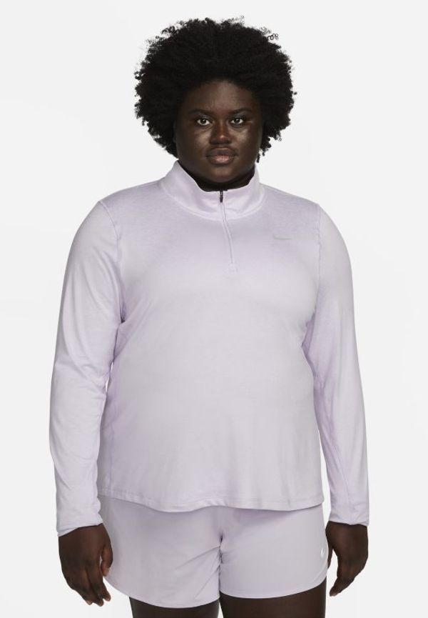Träningströja med halv dragkedja Nike Element för kvinnor - Lila
