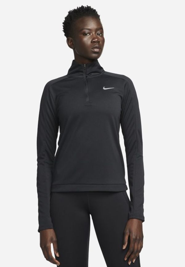 Tröja med kvartslång dragkedja Nike Dri-FIT Pacer för kvinnor - Svart