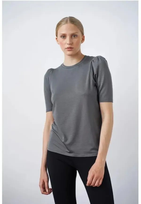 Tu Puff Top - Stone Blue