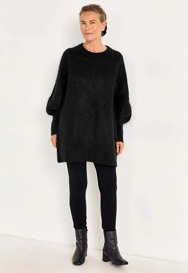 Tunika Premium i mohair- och ullblandning