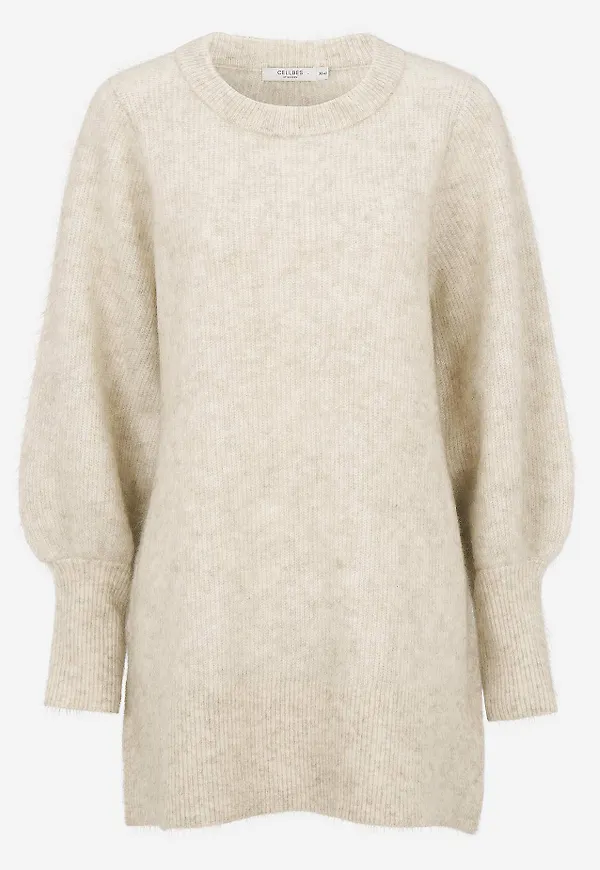 Tunika Premium i mohair- och ullblandning