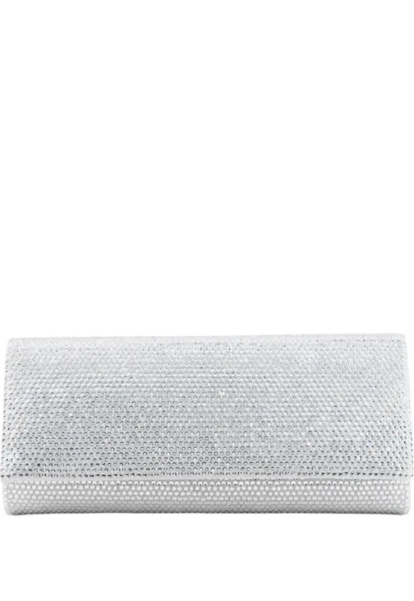 Twentyfour, Väska, Dam, ONE Size, Kristall Fransk Clutch med Magnetisk Stängning
