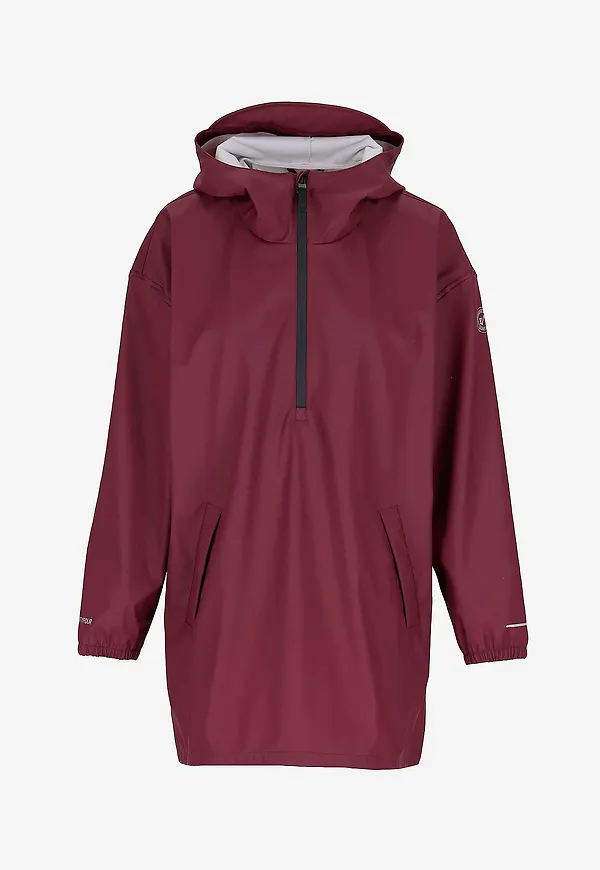 Twentyfour - Regnjacka Mode PU Poncho W - Röd