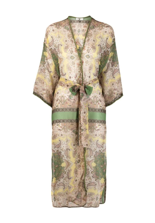 Twinset - Kimono - Grön - Dam - Storlek: M,Xs