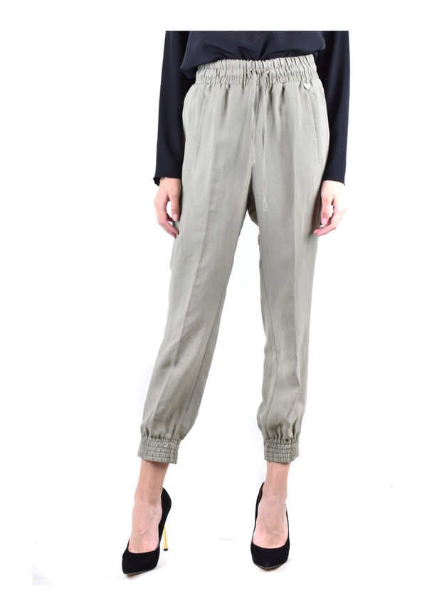 Twinset - Kostymbyxor - Grön - Dam - Storlek: XS