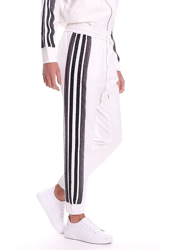 Twinset - Mjukisbyxor - Vit - Dam - Storlek: M