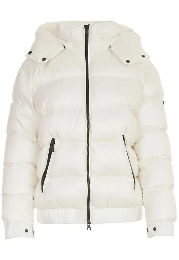Twinset High Neck Padded Jacket Beige, Dam