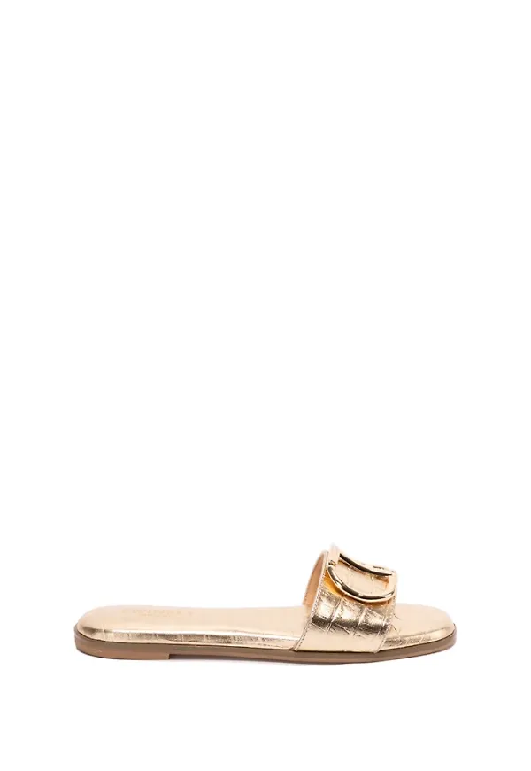 Twinset Platta sandaler Grå, Dam
